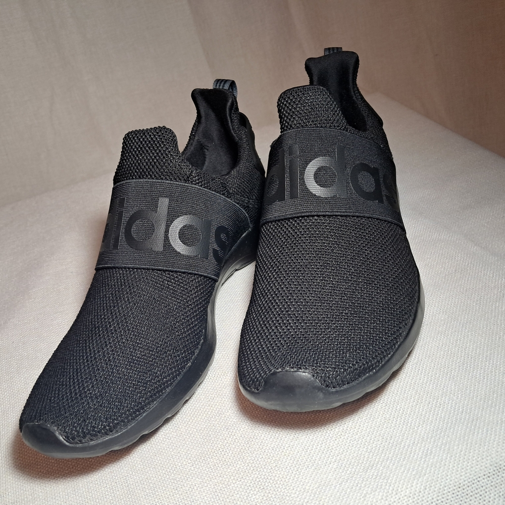 Adidas Black Slip-On Sneakers